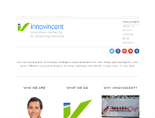 Tablet Screenshot of innovincent.com